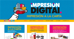 Desktop Screenshot of impresiondigitalsrl.com