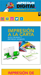 Mobile Screenshot of impresiondigitalsrl.com